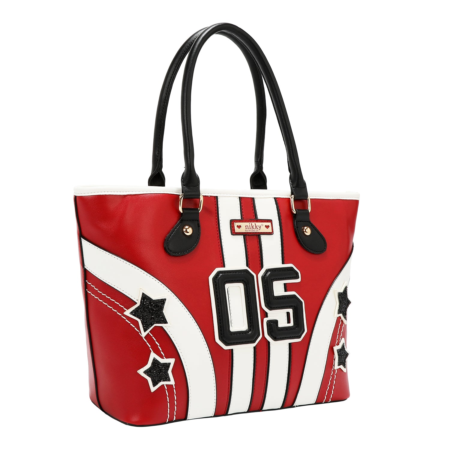 BOLSO SHOPPER VARSITY (ROJO)