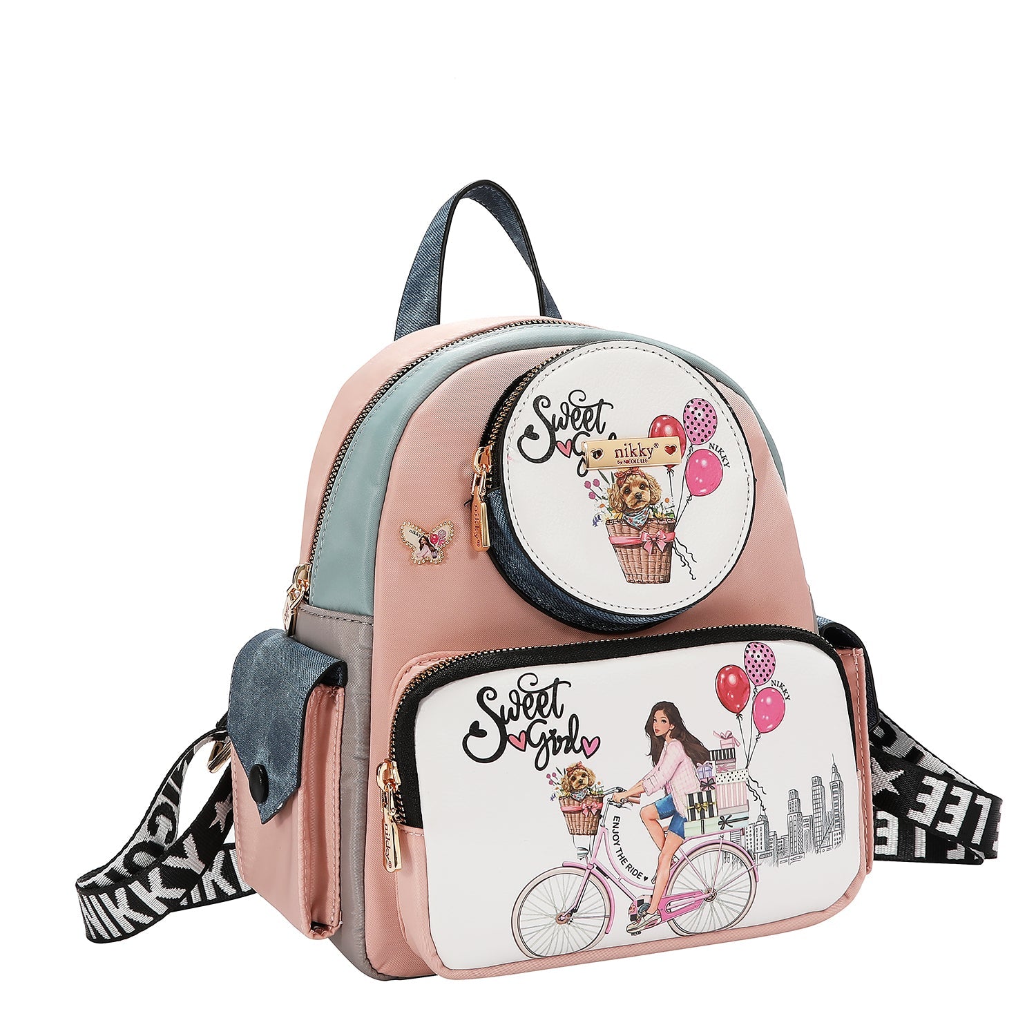 PETIT SAC À DOS AVEC PLUSIEURS POCHES (<tc>SWEET GIRL</tc>)