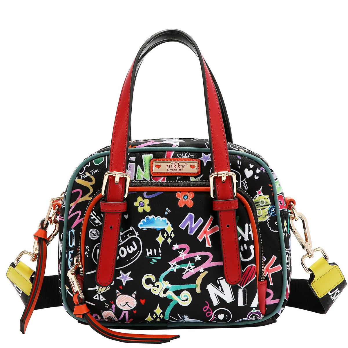 HANDBAG NK13140 (JUST FOR FUN - BLACK)