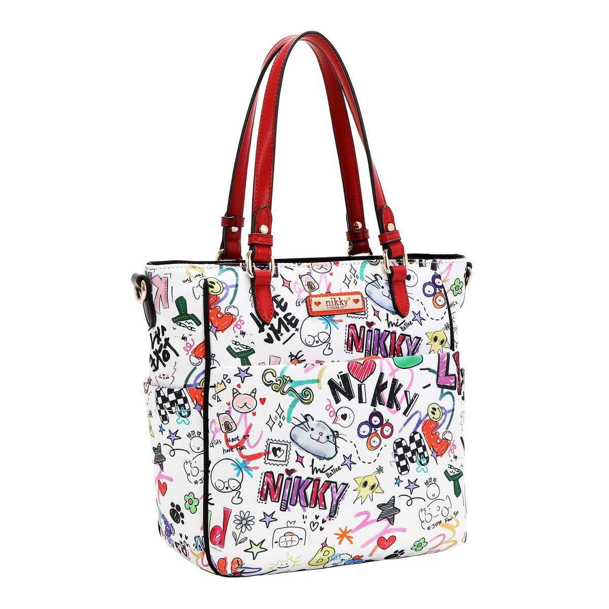 BORSA TOTE (JUST FOR FUN - BIANCO)