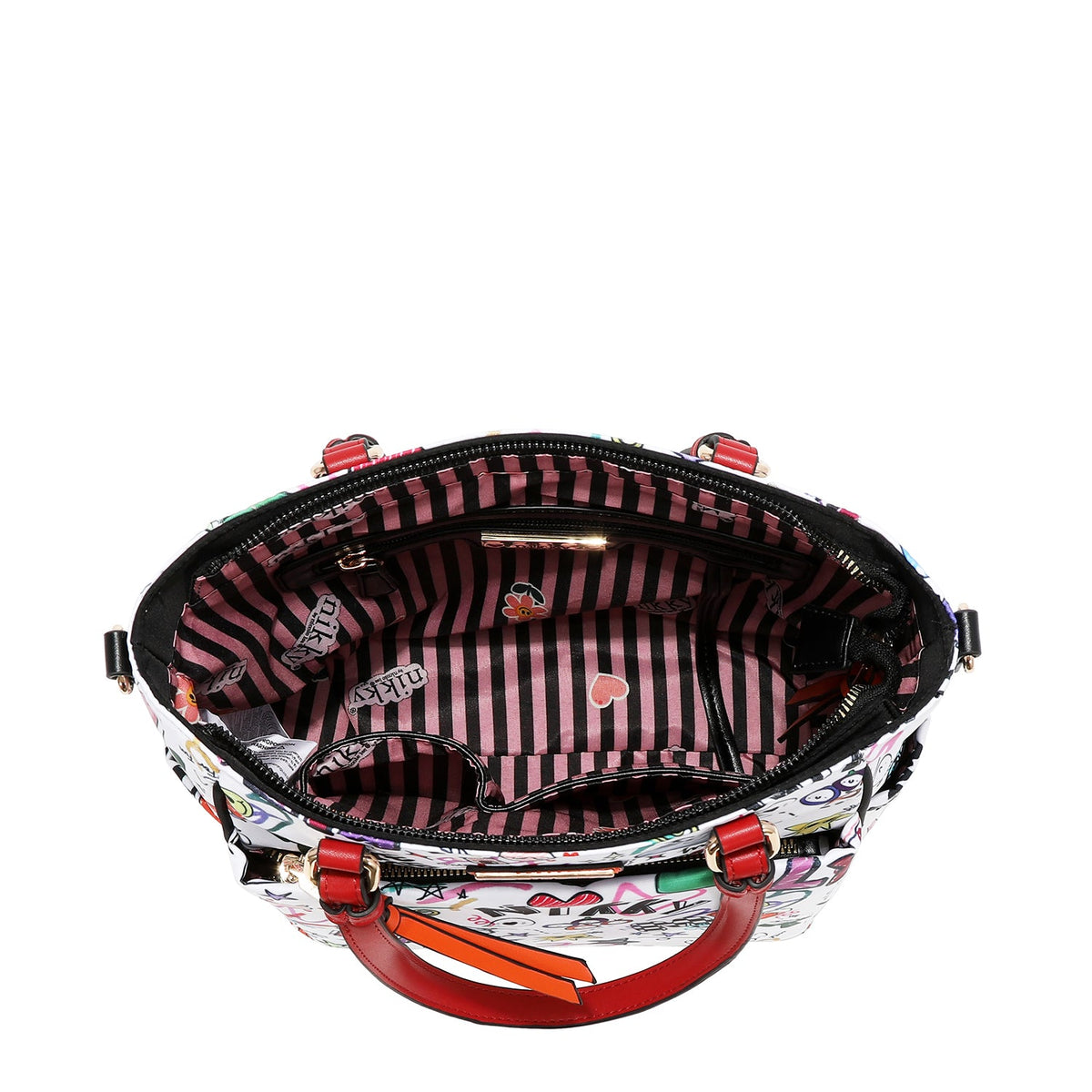 BORSA TOTE (JUST FOR FUN - BIANCO)