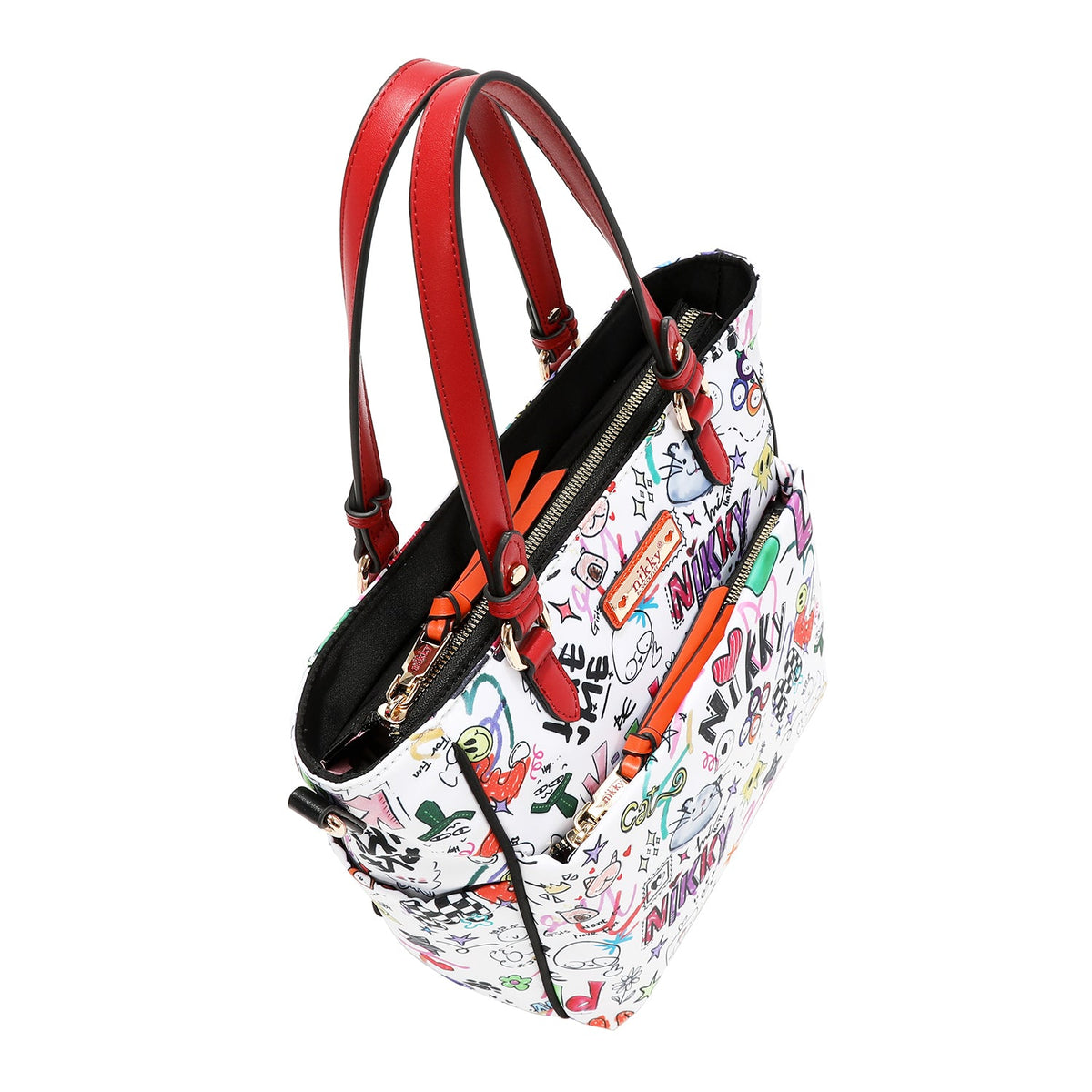 BORSA TOTE (JUST FOR FUN - BIANCO)