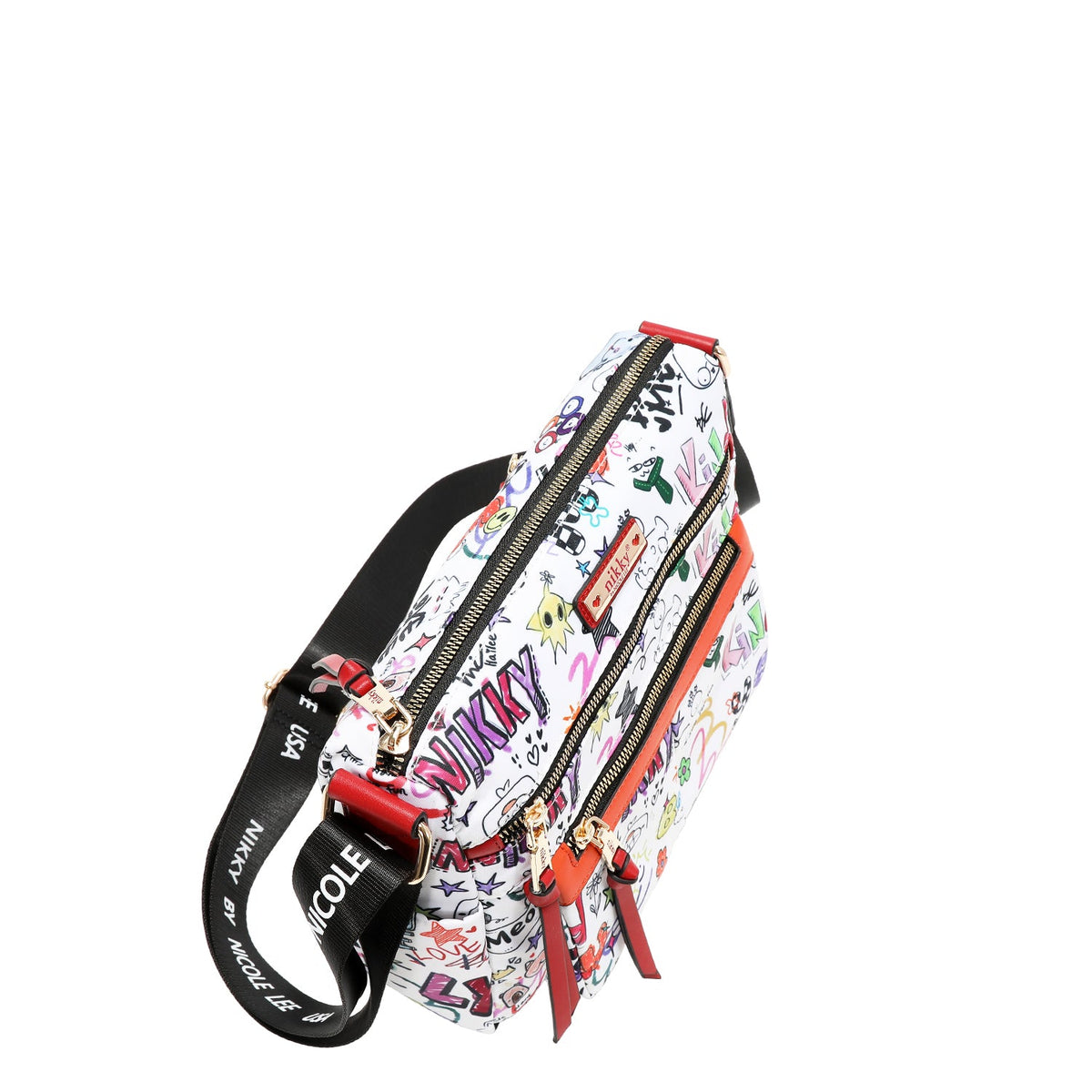 BOLSO MENSAJERO (JUST FOR FUN - BLANCO)