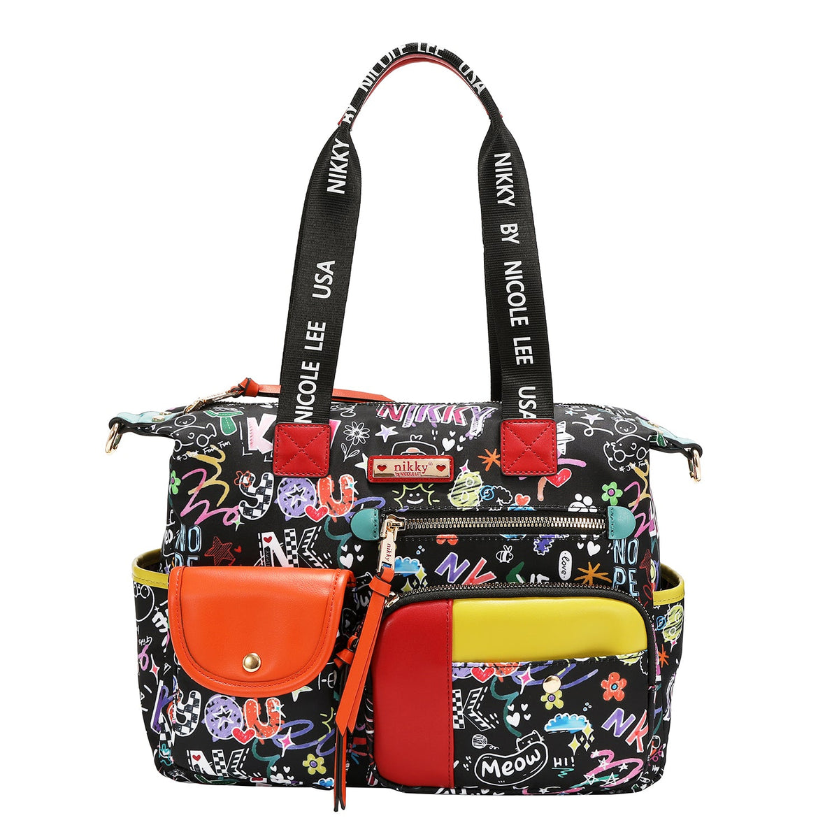HANDBAG NK13147 (JUST FOR FUN - BLACK)
