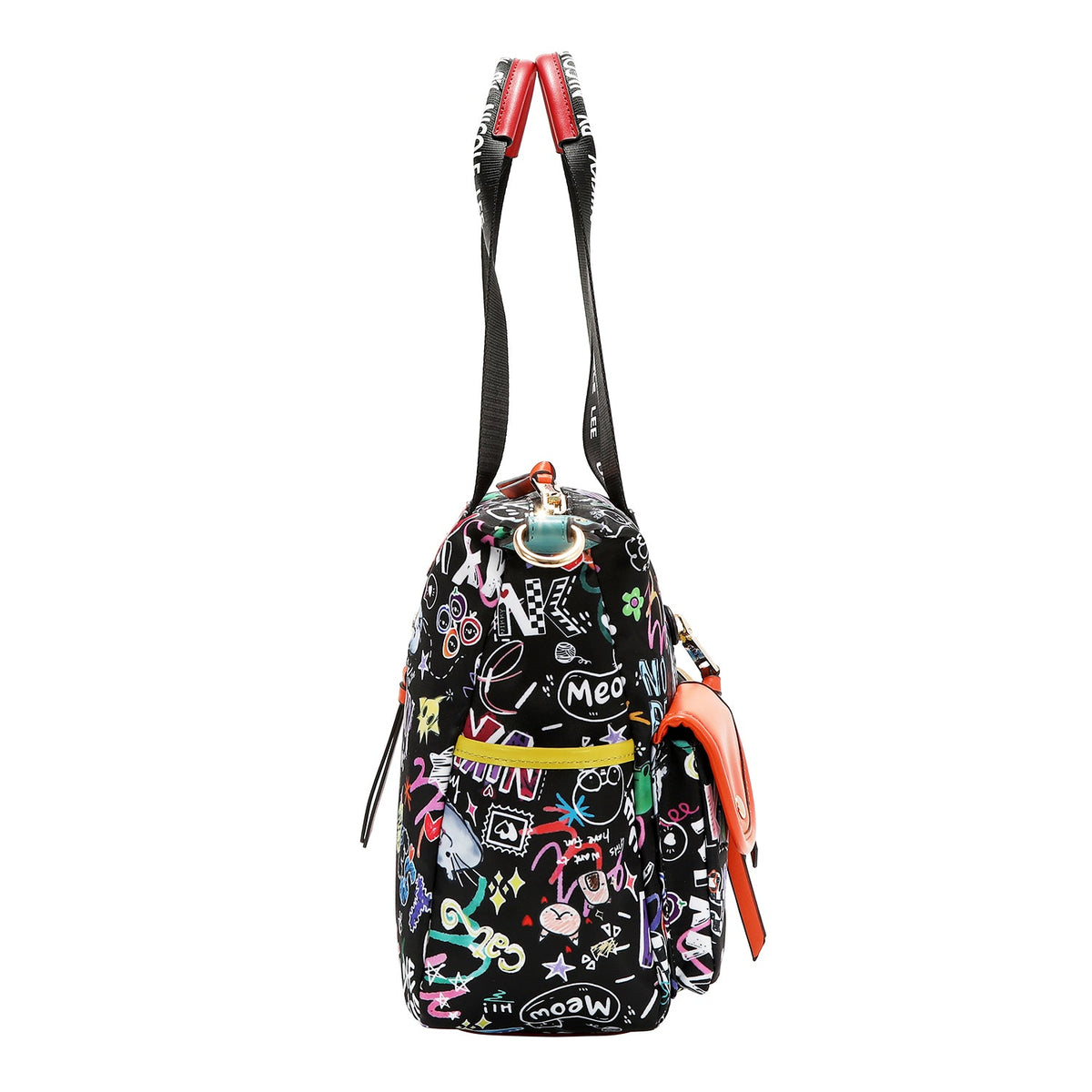 BOLSO SATCHEL (JUST FOR FUN - NEGRO)