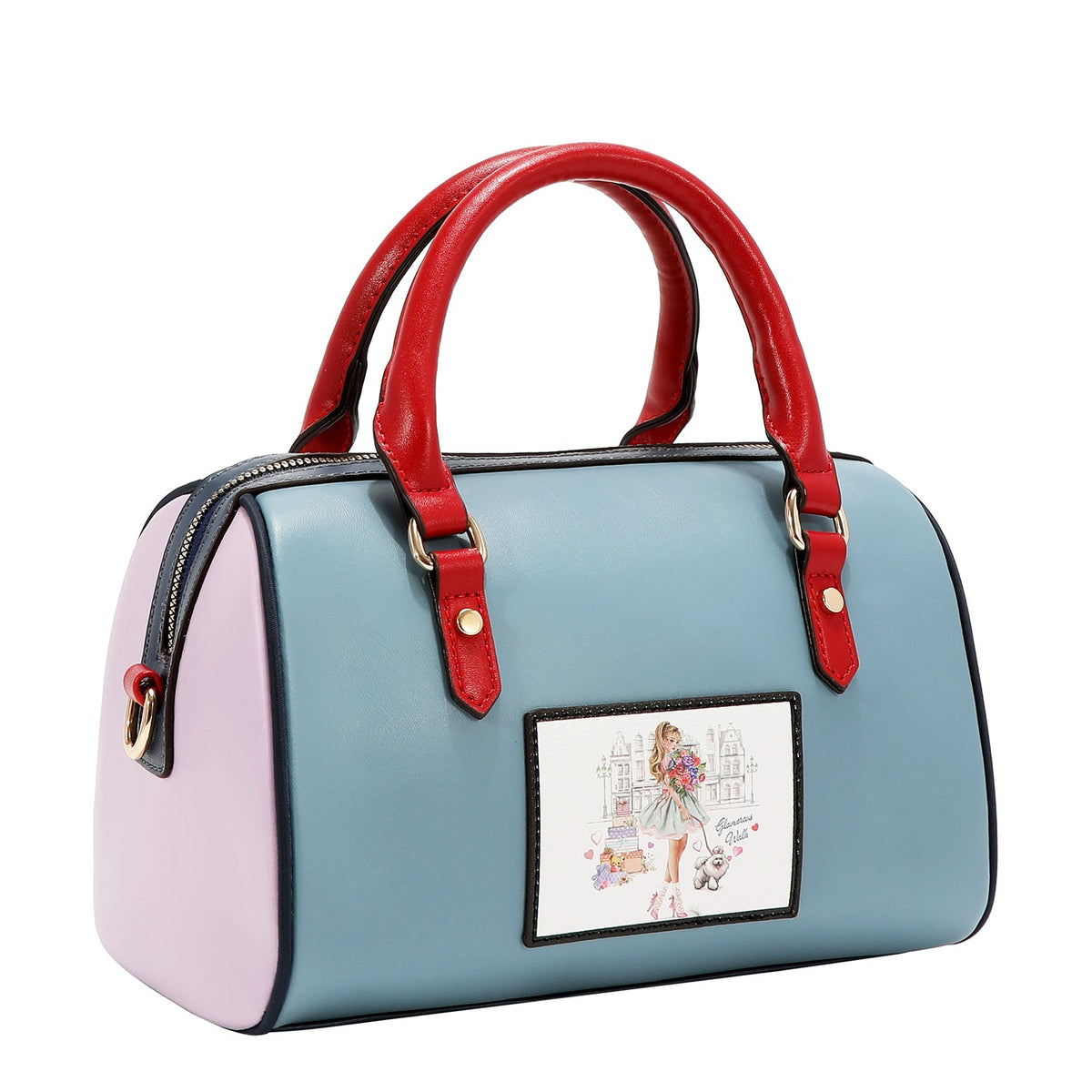 BOLSO BOSTON (GLAMOROUS WALK-BLANCO)