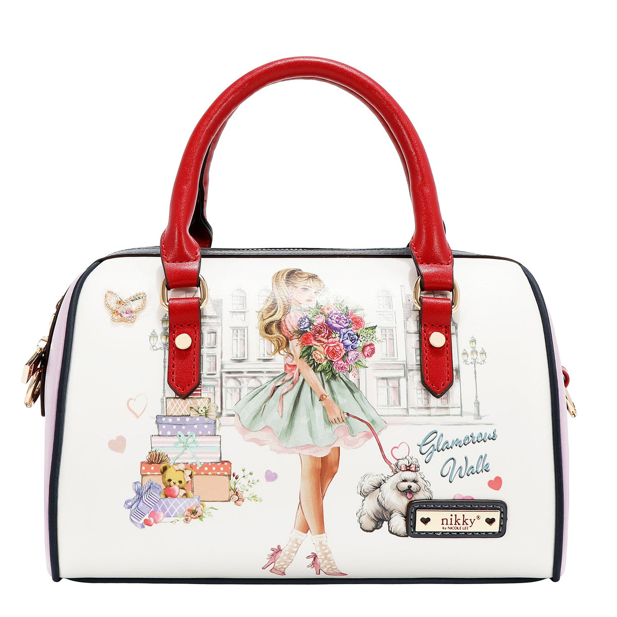BOSTON PICCOLO (GLAMOROUS WALK - BIANCO)