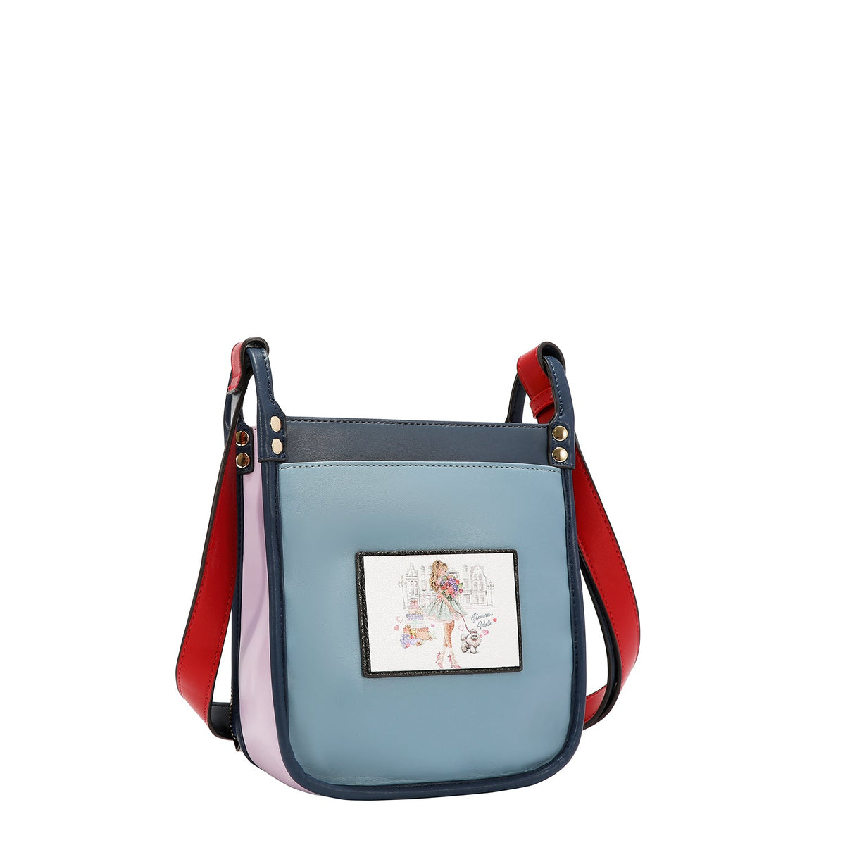 BANDOLERA CUADRADA (GLAMOROUS WALK-BLANCO)