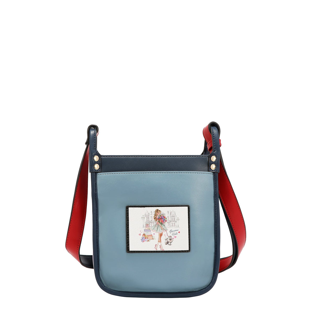 BANDOLERA CUADRADA (GLAMOROUS WALK-BLANCO)