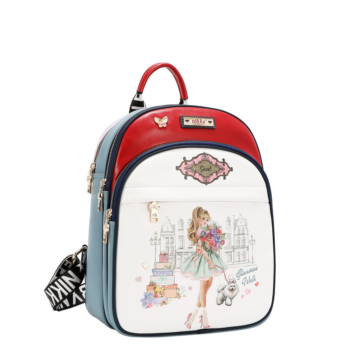 MOCHILA (GLAMOROUS WALK-BLANCO)