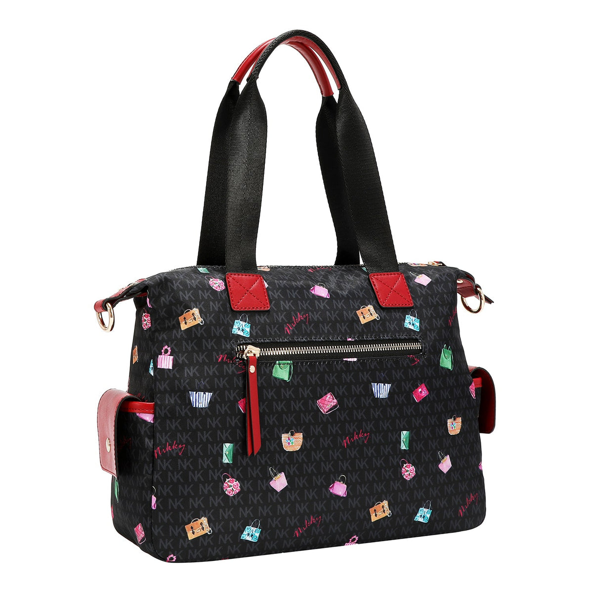 BOLSO TOTE (GLAMOROUS WALK - NEGRO)
