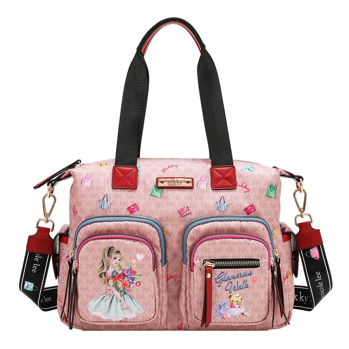 BOLSO TOTE (GLAMOROUS WALK - ROSA)