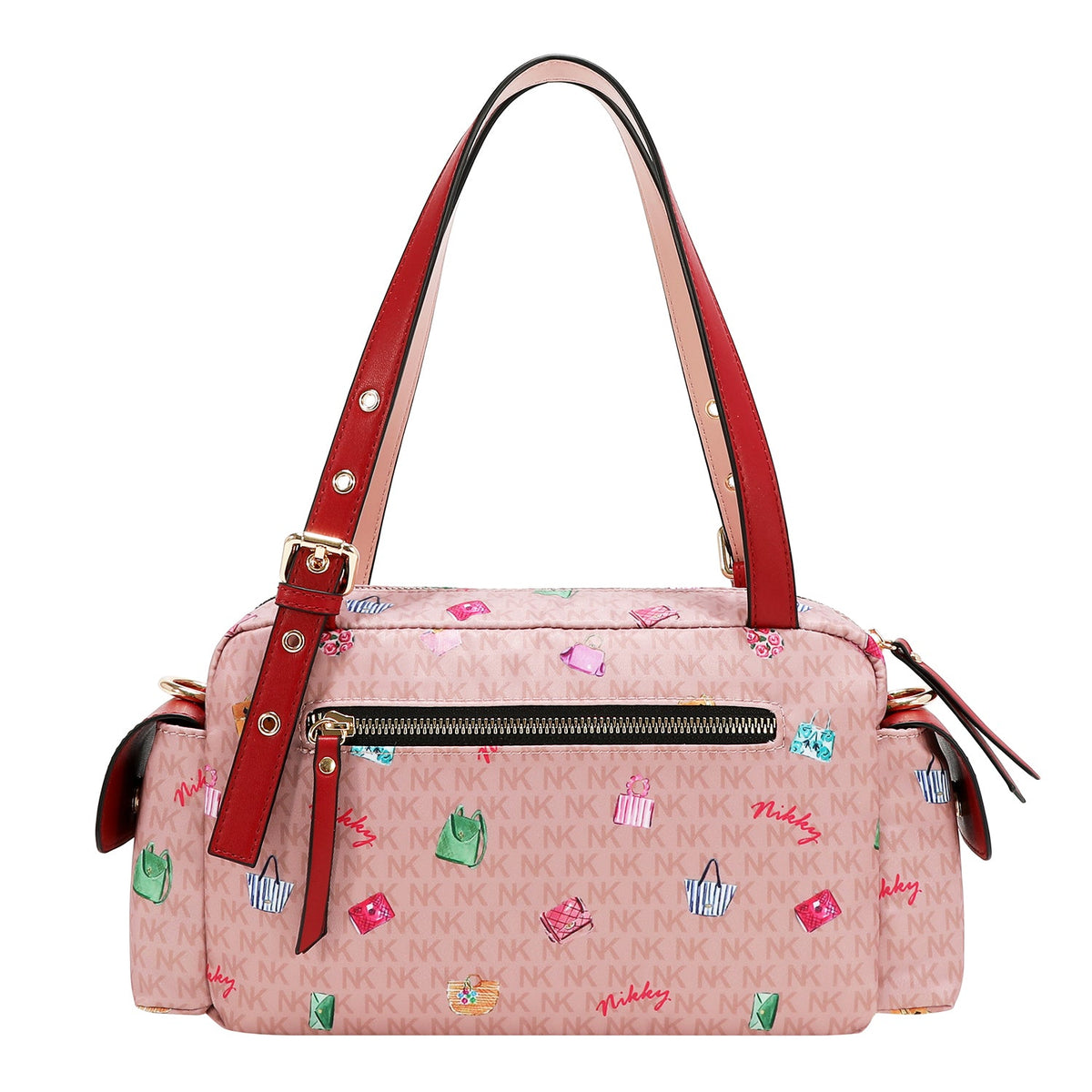 BOLSO SATCHEL (GLAMOROUS WALK - ROSA)