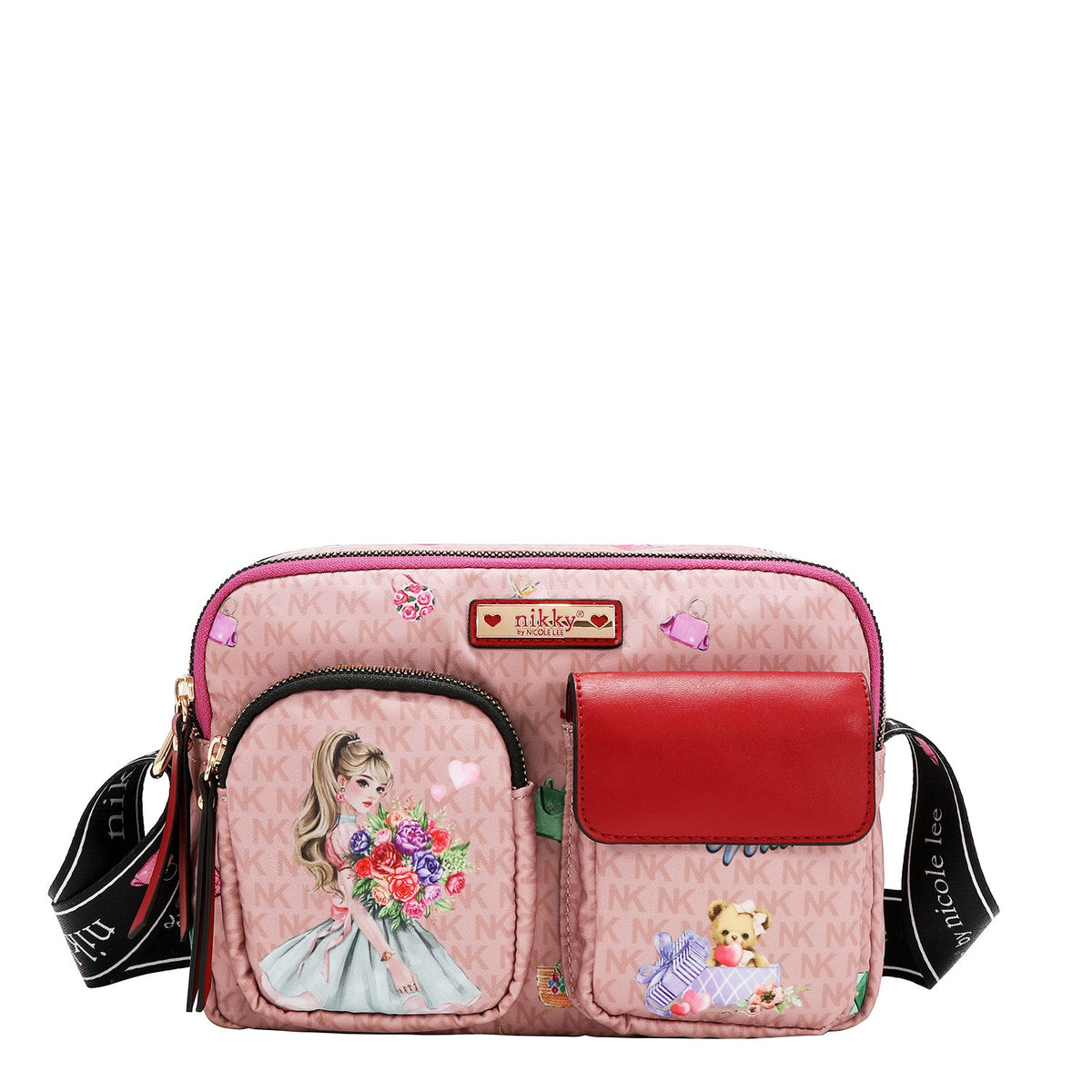 BANDOLERA DE NYLON (GLAMOROUS WALK - PINK)