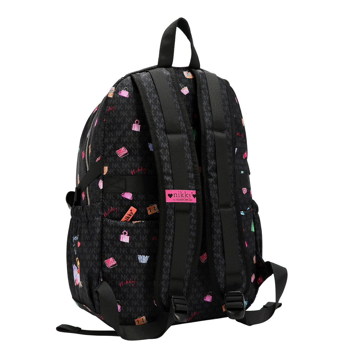 ZAINO IN NYLON (GLAMOROUS WALK - NERO)
