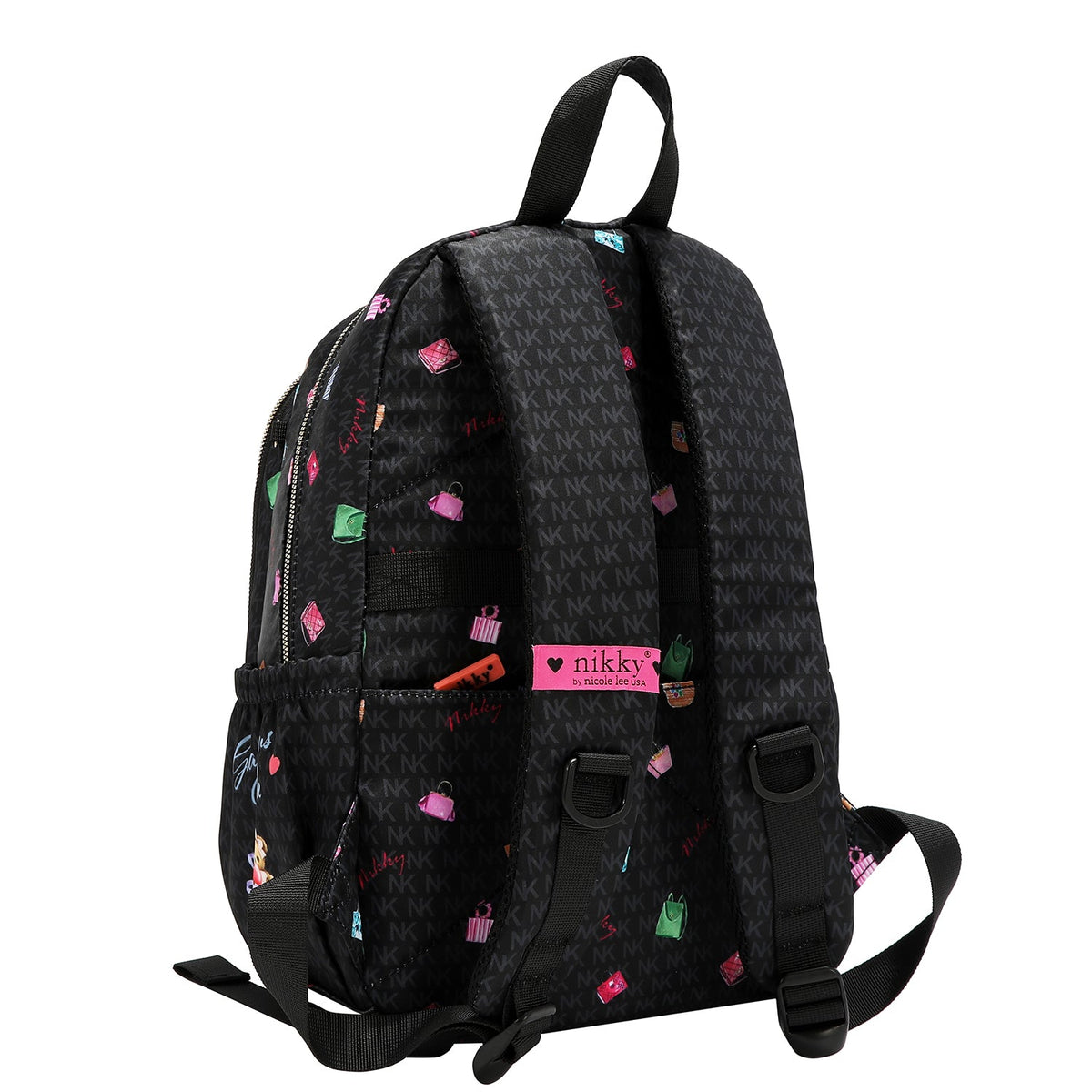 ZAINO MEDIO CON FIOCCO (GLAMOROUS WALK - NERO)