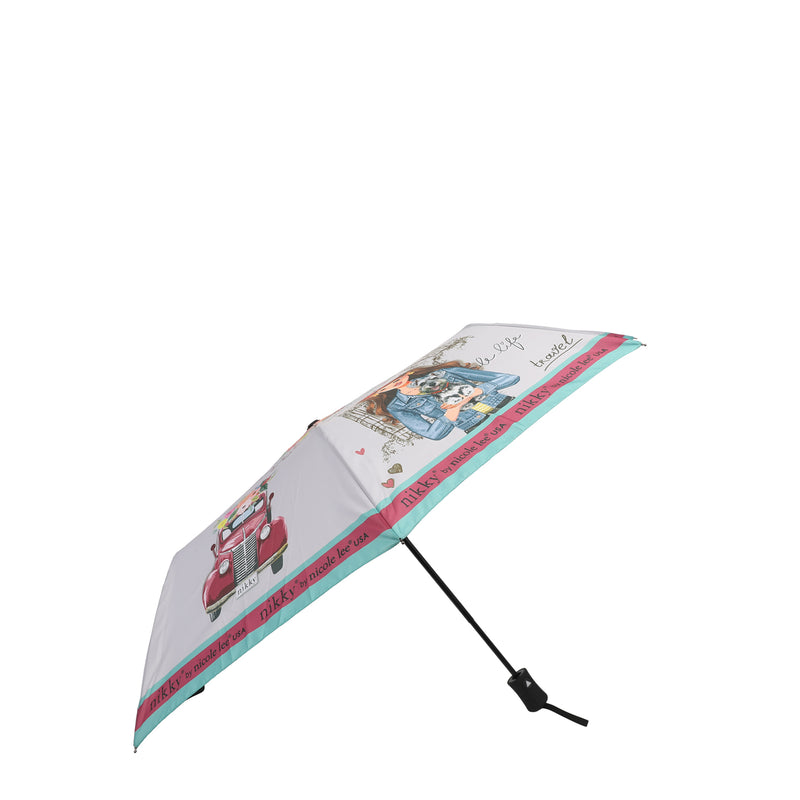 PARAPLUIE PORTABLE AVEC IMPRESSION (<tc>Nikky By Nicole Lee</tc>)