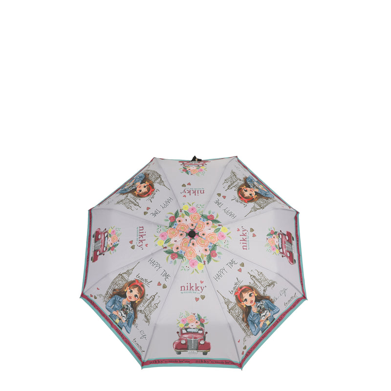 PARAPLUIE PORTABLE AVEC IMPRESSION (<tc>Nikky By Nicole Lee</tc>)