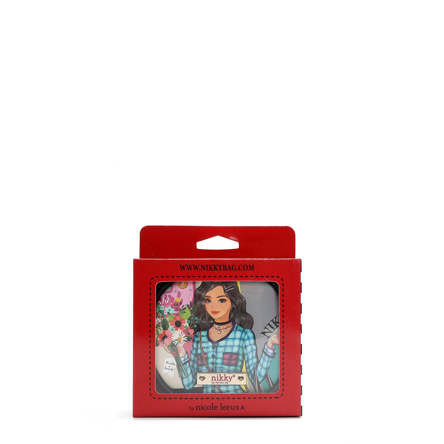 CHAVEIRO COM BOLSA REDONDA (<tc>NIKKY GOES SHOPPING</tc>)