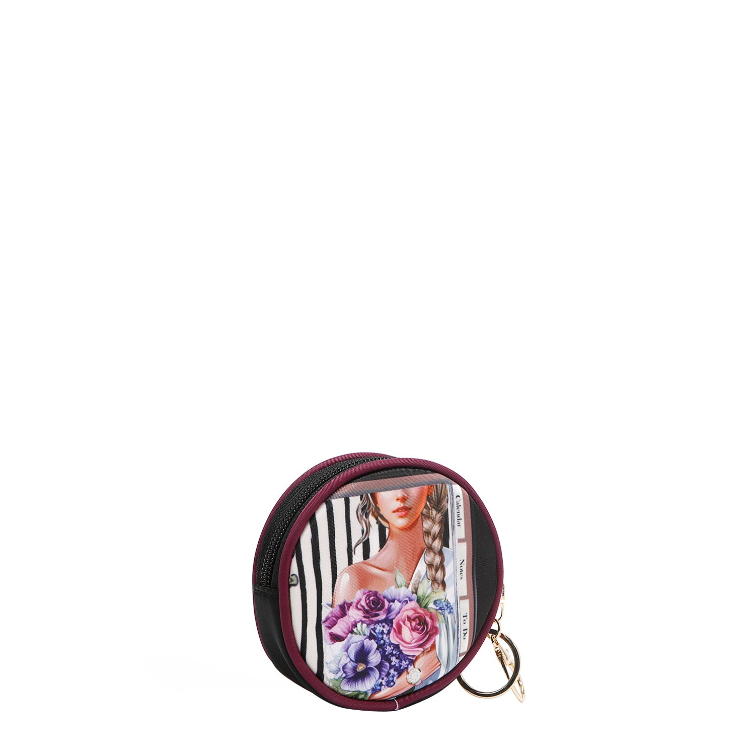 SCHLÜSSELANHÄNGER MIT RUNDER GELDBÖRSE (<tc>NOSTALGIA</tc>)