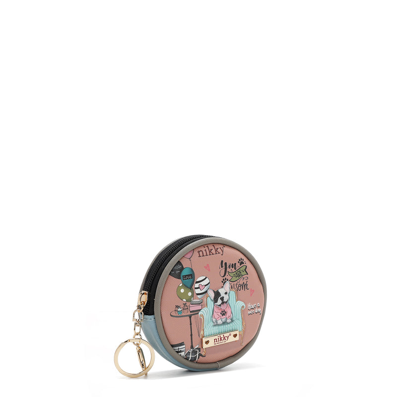 KEYCHAIN WITH ROUND PURSE (Party King) – Nicole Lee