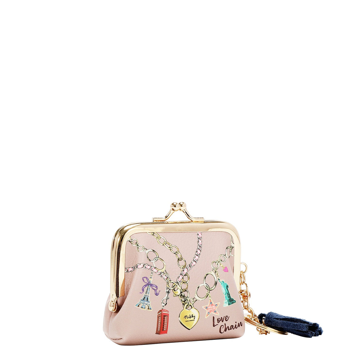 MONEDERO NIKKY KISSLOCK (LOVE CHAIN)