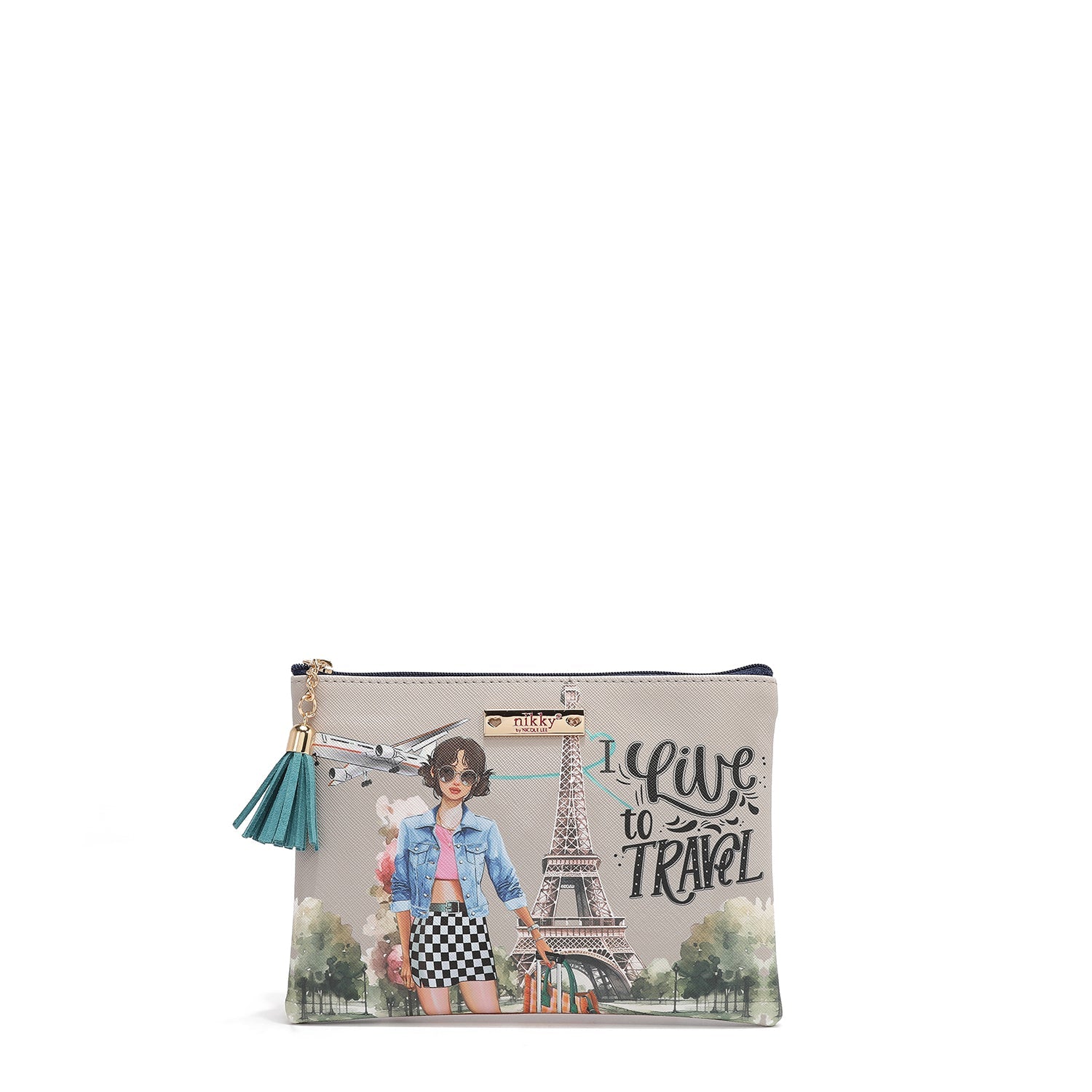 3-TEILIGES GESCHENKSET (<tc>I LIVE TO TRAVEL</tc>)