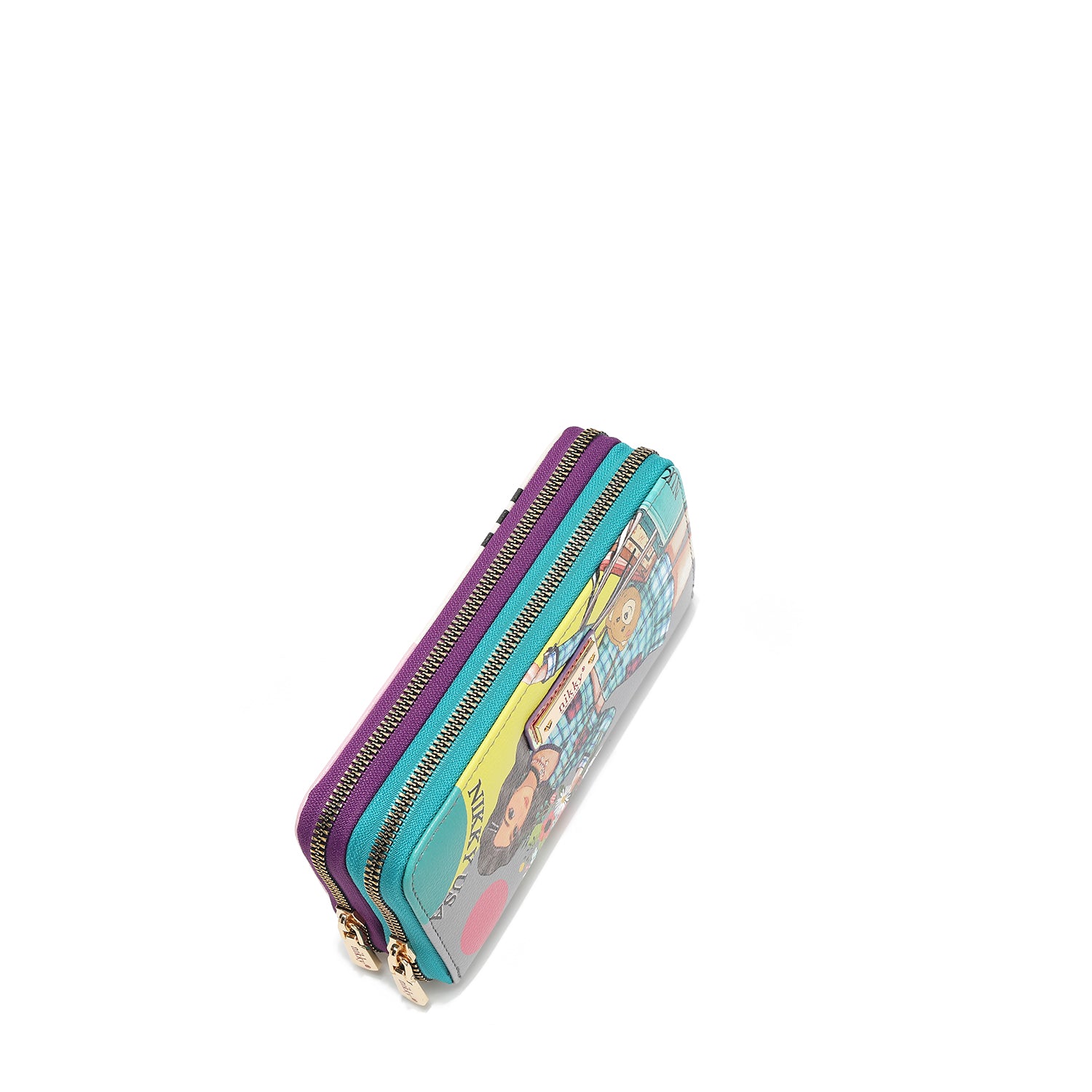 CARTEIRA COM ZÍPER DUPLO V.2 (<tc>NIKKY GOES SHOPPING</tc>)