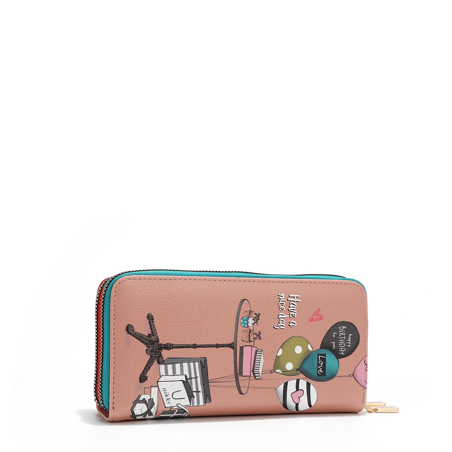 WALLET WITH DOUBLE ZIPPER V.2 (<tc><tc>Party King</tc></tc>)