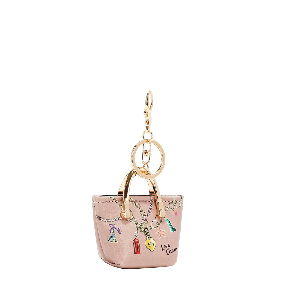 LLAVERO MONEDERO CON FORMA DE BOLSO (LOVE CHAIN)