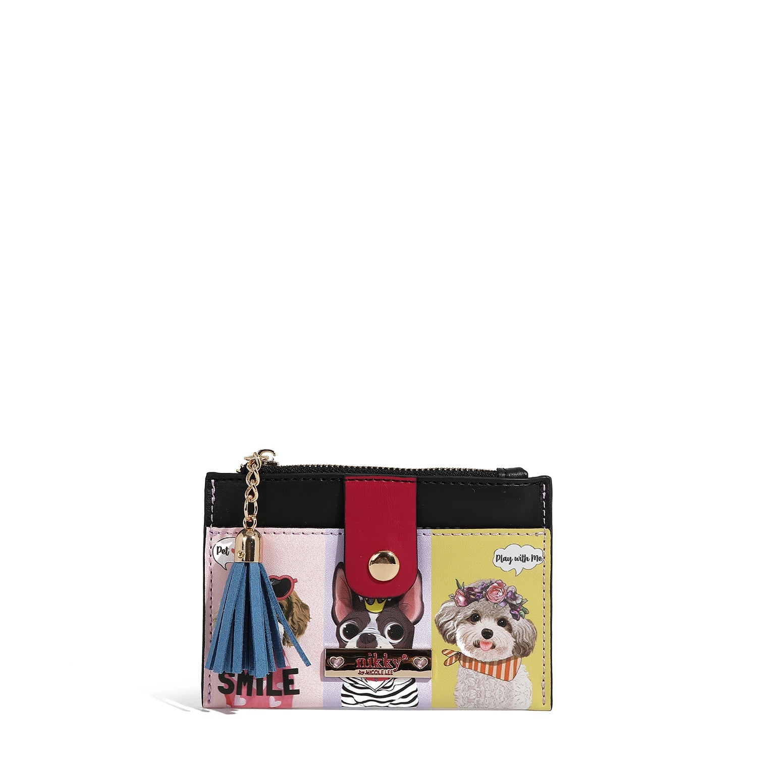 PORTE-CARTES AVEC FERMETURE ÉCLAIR (<tc>BEST BUDDIES</tc>)