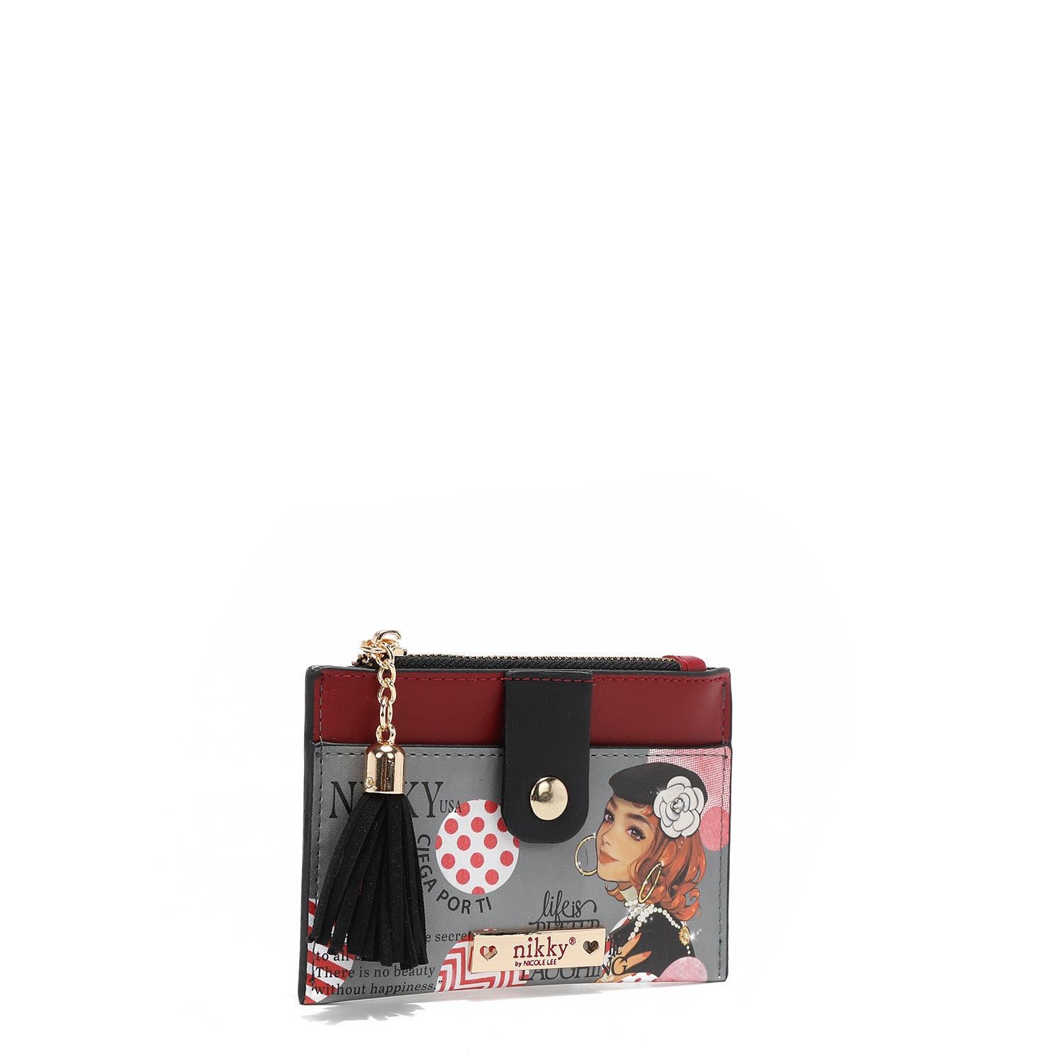 PORTE-CARTES AVEC FERMETURE ÉCLAIR (<tc>CIEGA POR TI</tc>)