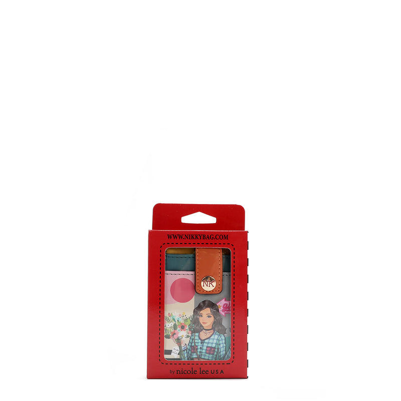 PORTA CARTE MINI CON CHIUSURA (<tc>NIKKY GOES SHOPPING</tc> )