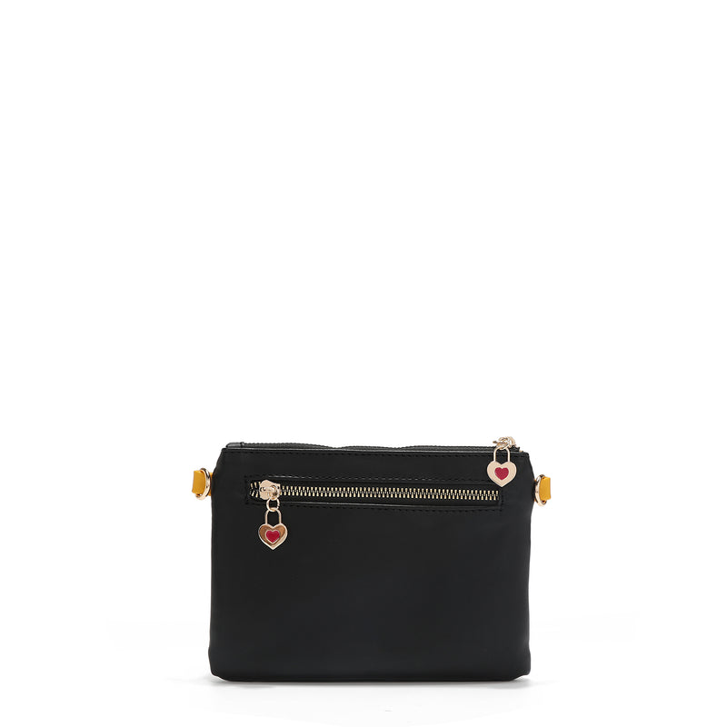 CROSSBODY BAG WITH ZIP AND BUTTON CLOSURE (<tc>NIKKY GOES SHOPPING</tc> )