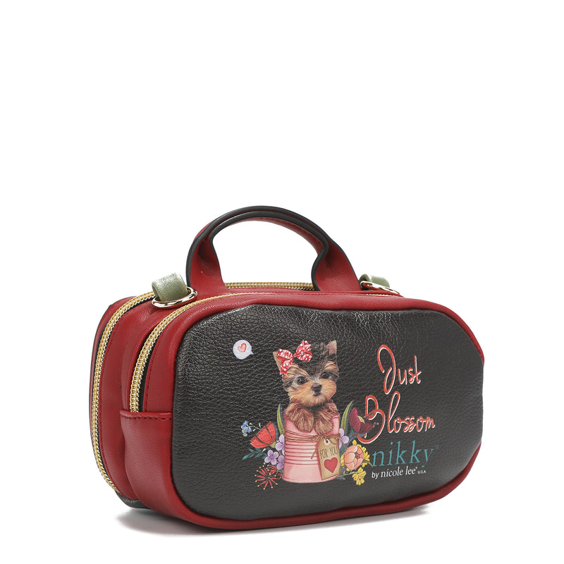 WALLET STYLE CROSSBODY BAG WITH NECESSITY BAG