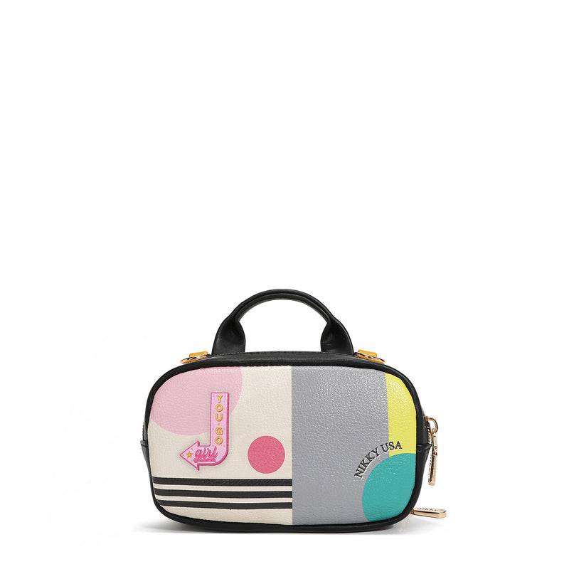 MINI BOLSO CRUZADO BOSTON CON DOBLE CREMALLERA (NIKKY GOES SHOPPING)