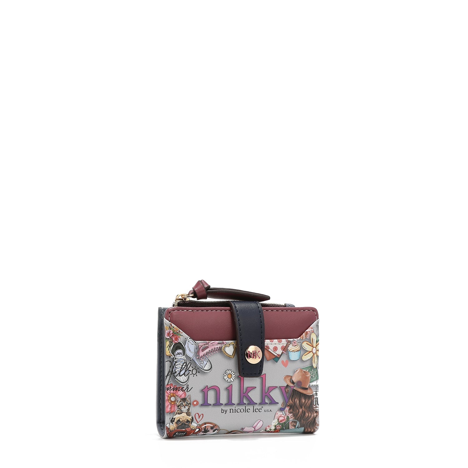 CARTEIRA DOBRÁVEL ESSIE <tc>NIKKY WORLD</tc>