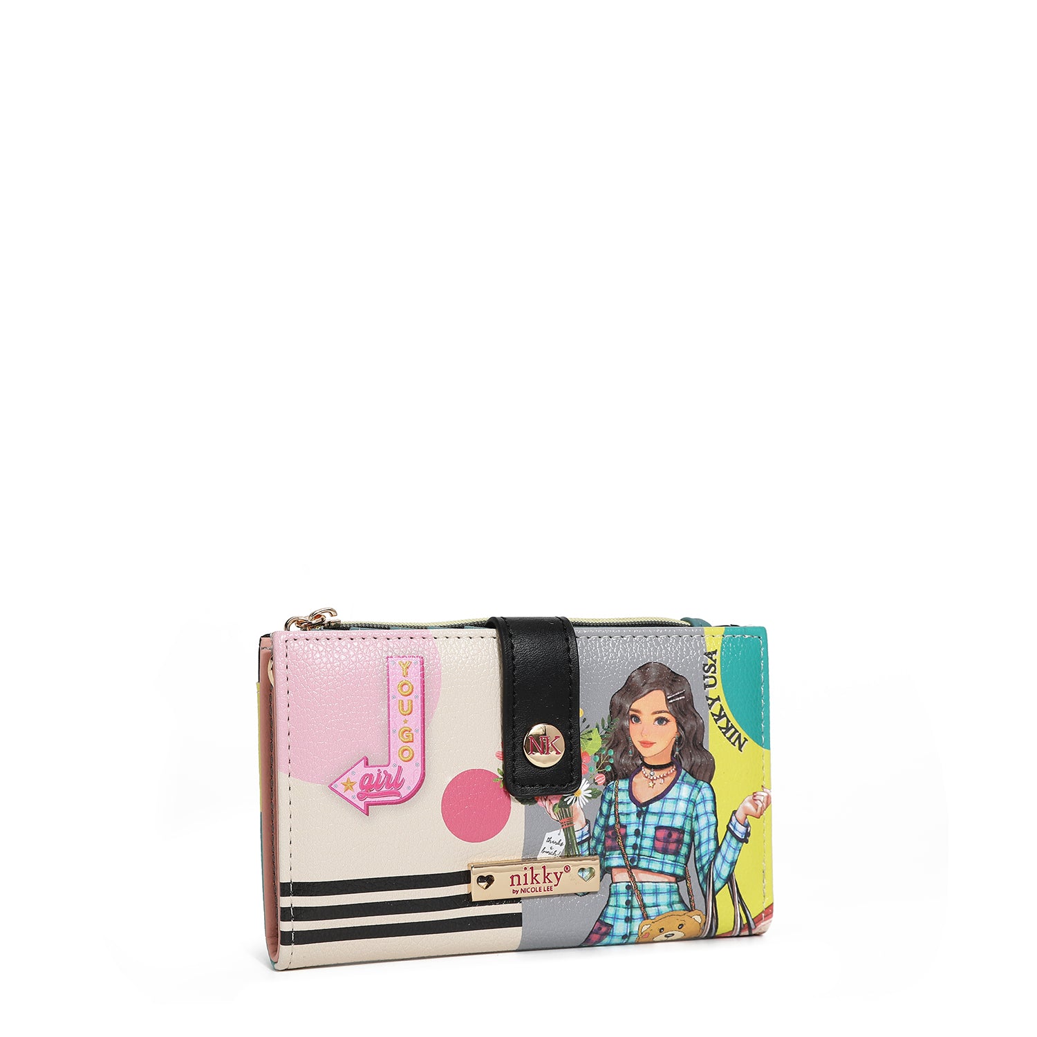 LONG WALLET WITH ZIPPER (<tc><tc><tc>Nikky</tc> Goes Shopping</tc></tc>)