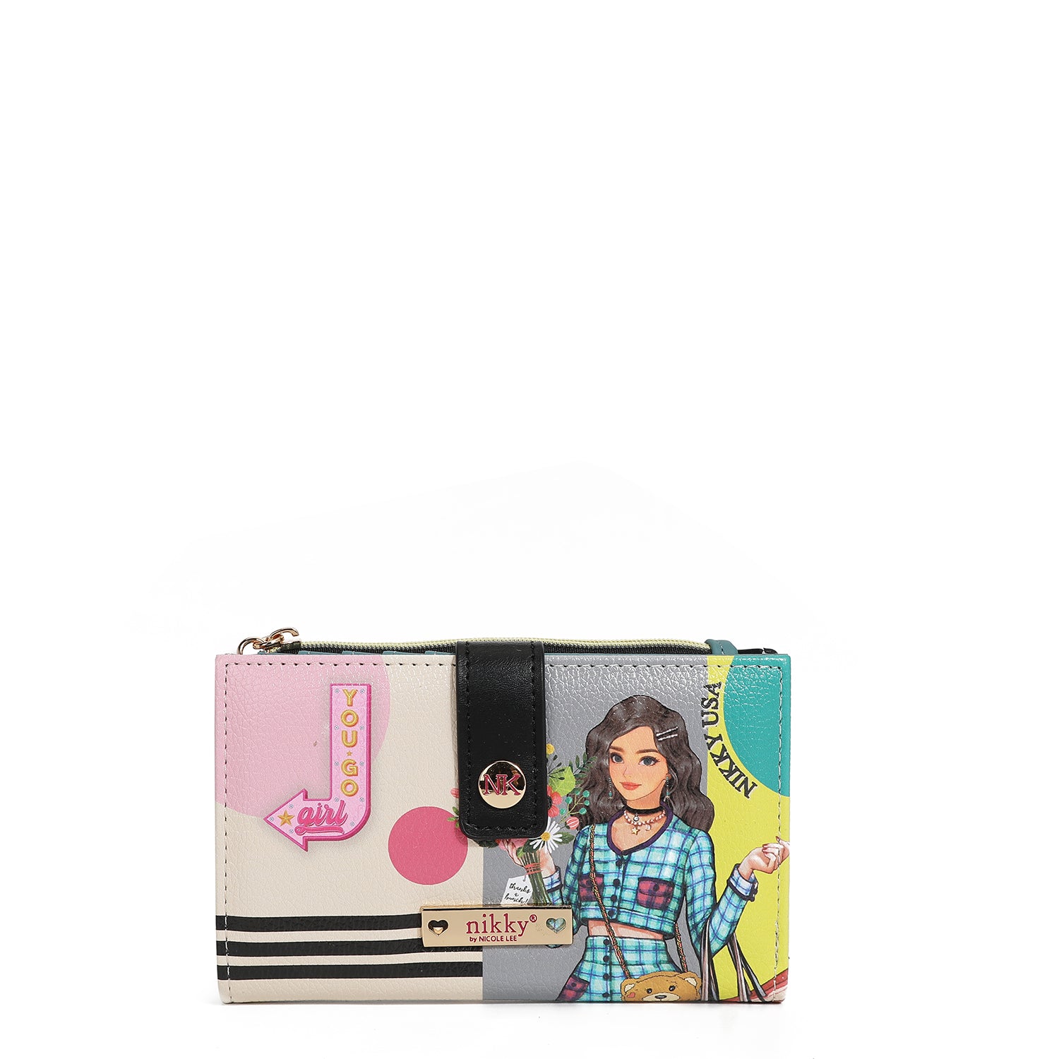 LONG WALLET WITH ZIPPER (<tc><tc><tc>Nikky</tc> Goes Shopping</tc></tc>)