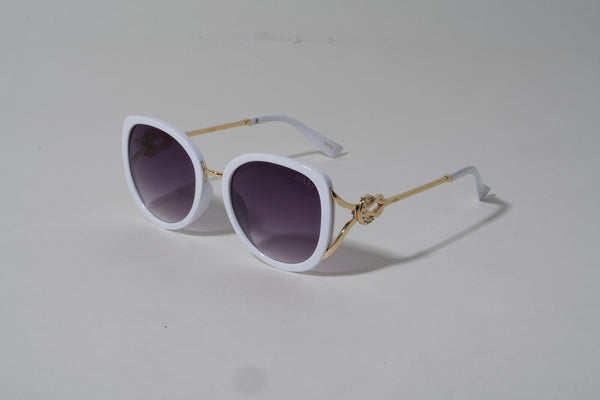 NK WHITE BUTTERFLY SUNGLASSES