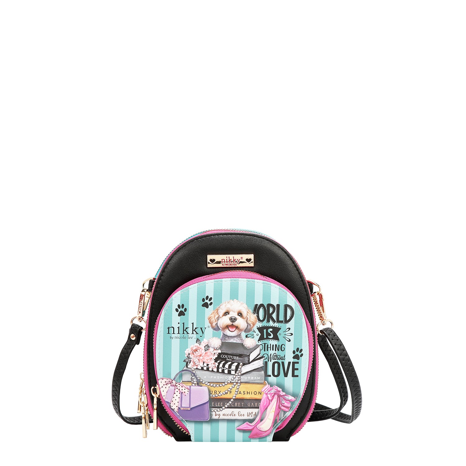 BOLSA DE OMBRO PEQUENA CRUZADA (DESTINADA A TE AMAR)