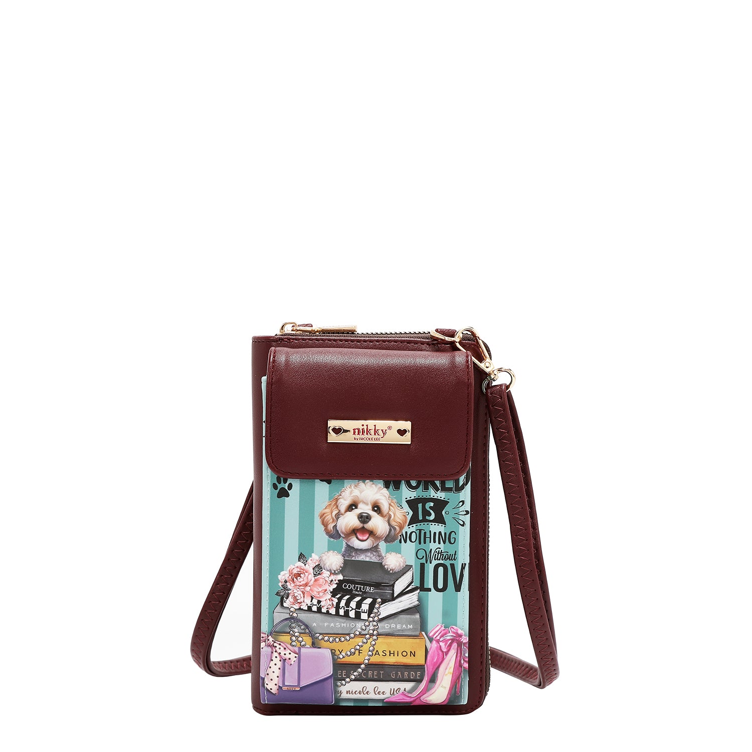 BOLSA CROSSBODY PARA TELEFONE/CARTEIRA (DESTINADA A TE AMAR)