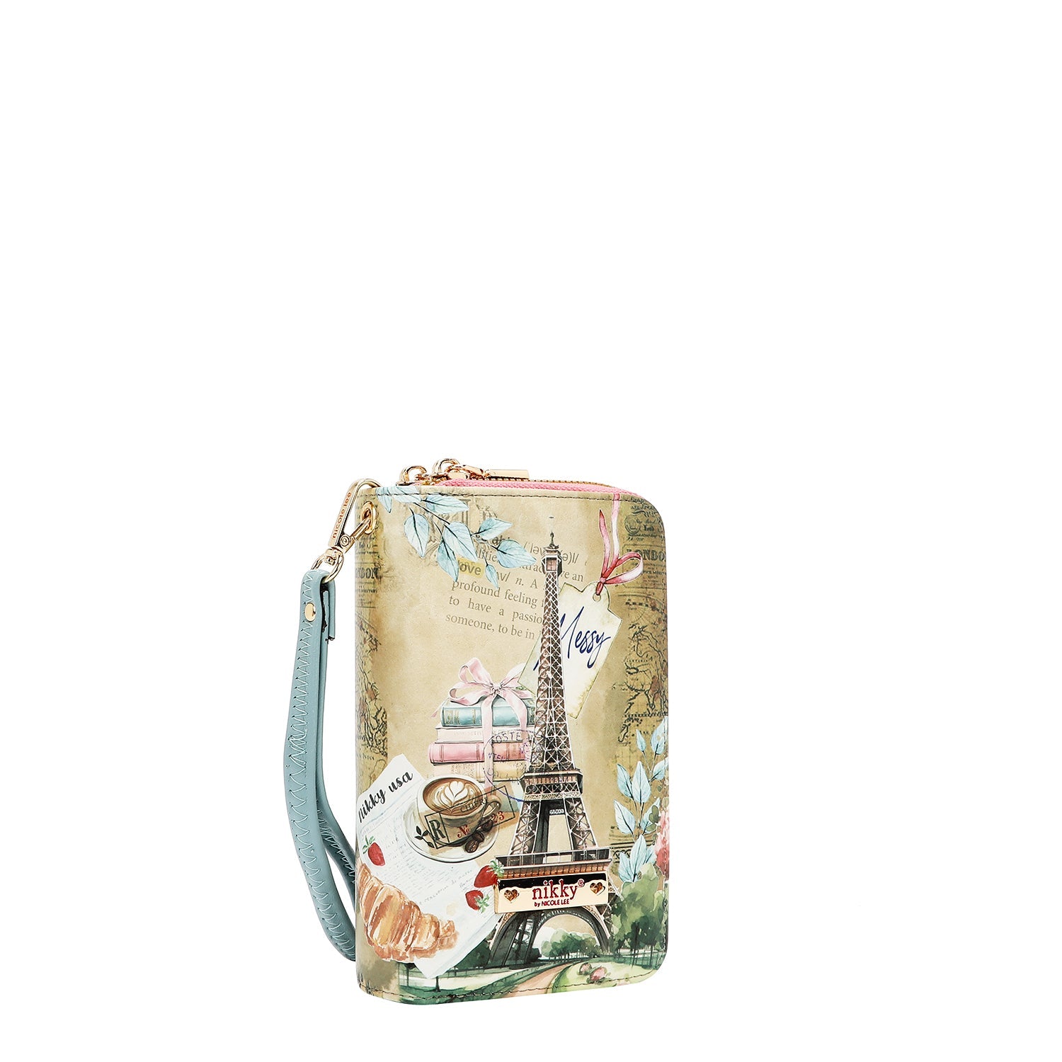 CARTERA MEDIANA CON DOBLE CREMALLERA (CHASING DREAMS)