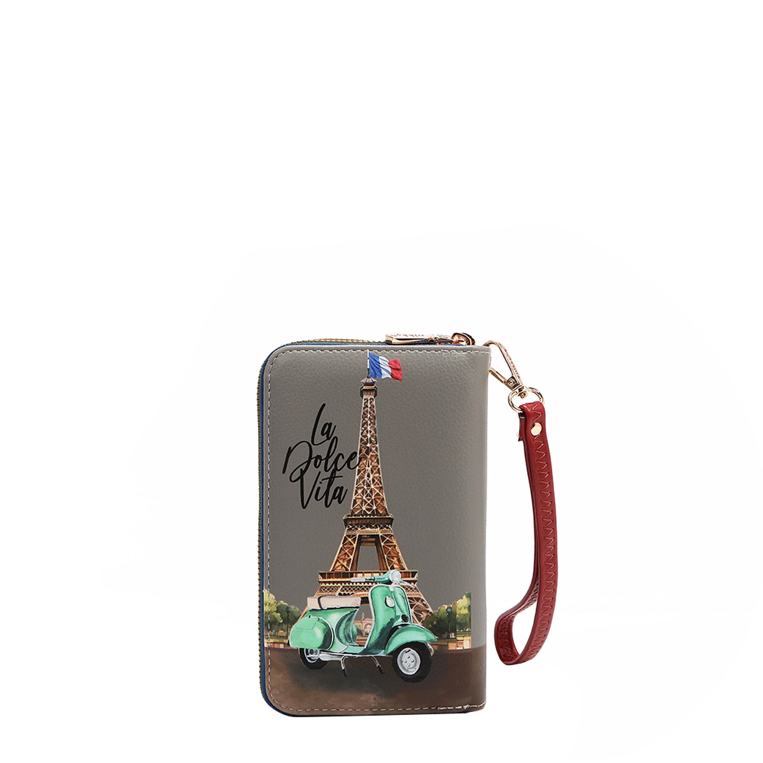 MITTLERE GELDBÖRSE MIT DOPPEL-REISSVERSCHLUSS (<tc>EIFFEL DREAMS</tc>)