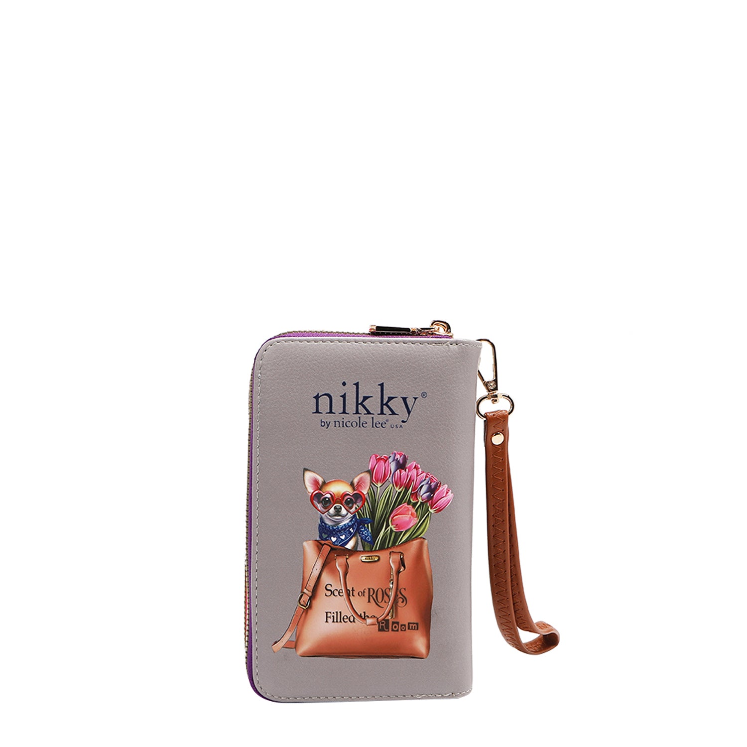 CARTERA MEDIANA CON DOBLE CREMALLERA (ESSENCE OF YOU)