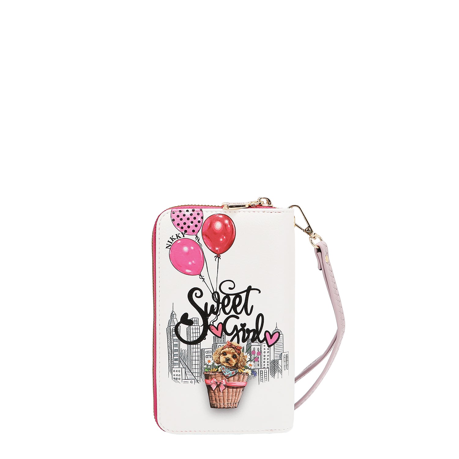 MEDIUM-SIZED DOUBLE ZIPPER WALLET (<tc>SWEET GIRL</tc>)