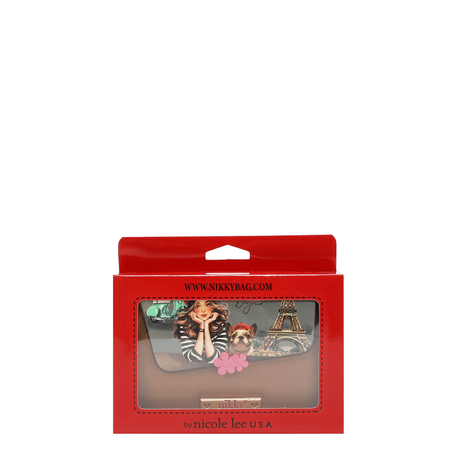 CARTEIRA PEQUENA DOBRÁVEL <tc>NIKKY</tc> (<tc>EIFFEL DREAMS</tc>)