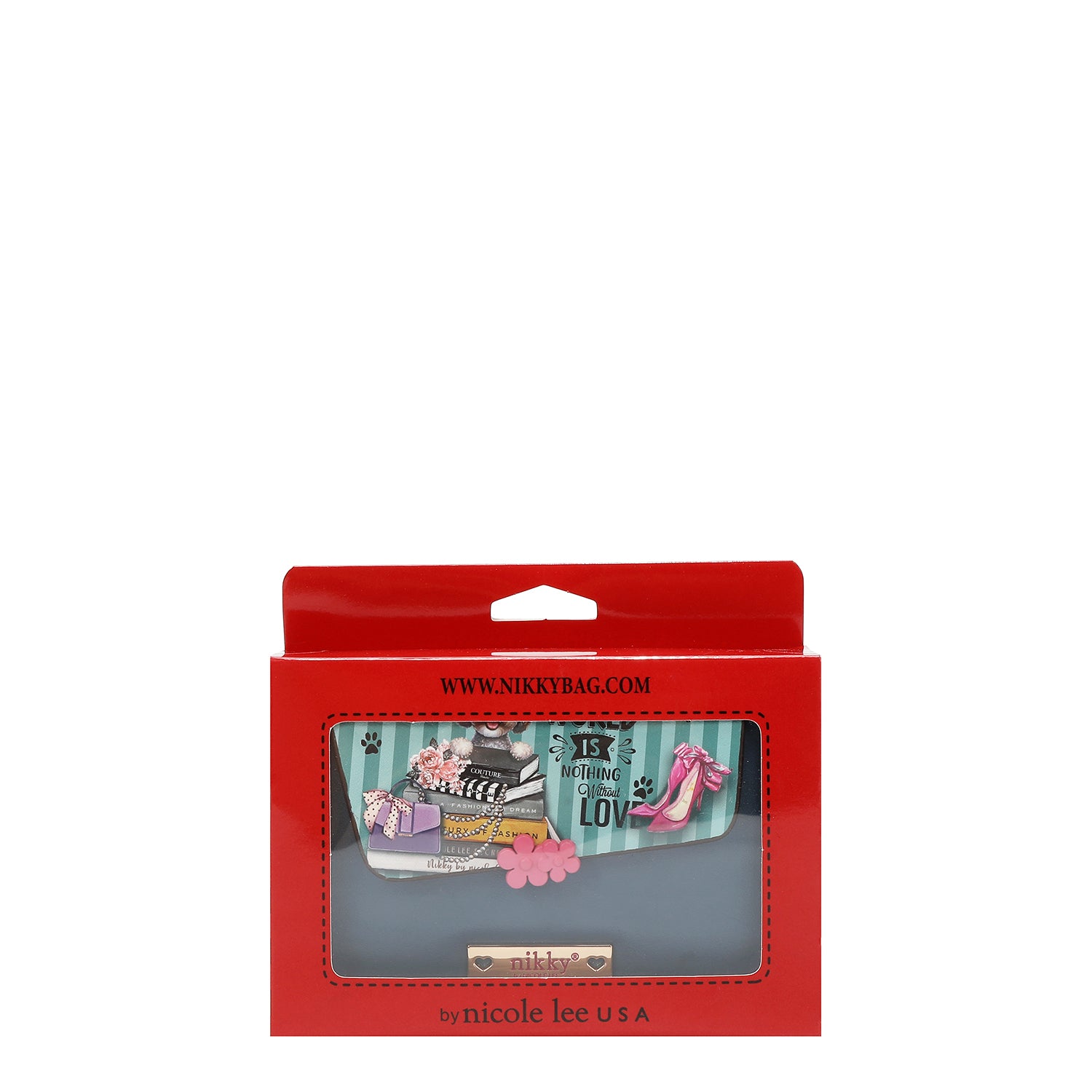 KLEINE FALTBARE GELDBÖRSE <tc>NIKKY</tc> (Soll dich lieben)