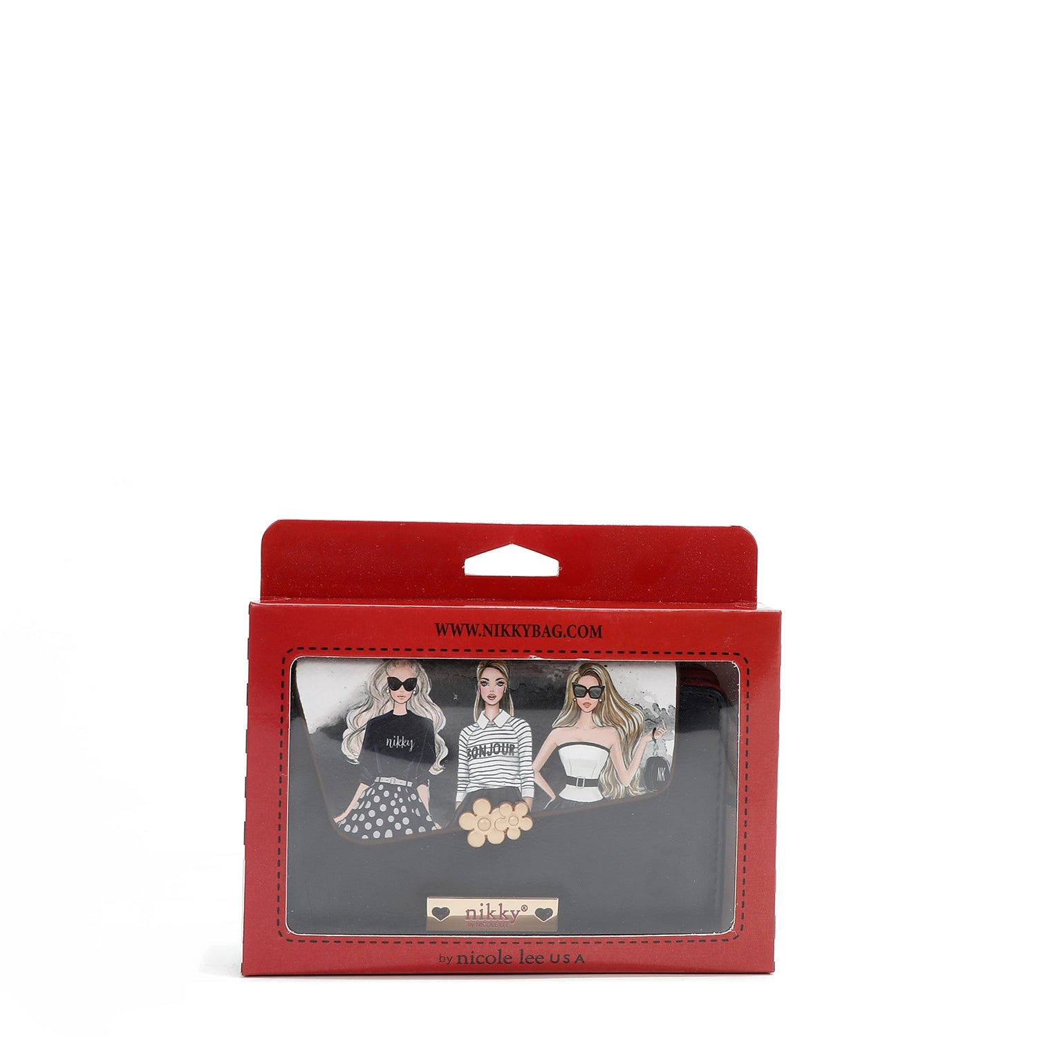 KLEINE FALTBARE GELDBÖRSE <tc>NIKKY</tc> (<tc>TRIO</tc>)