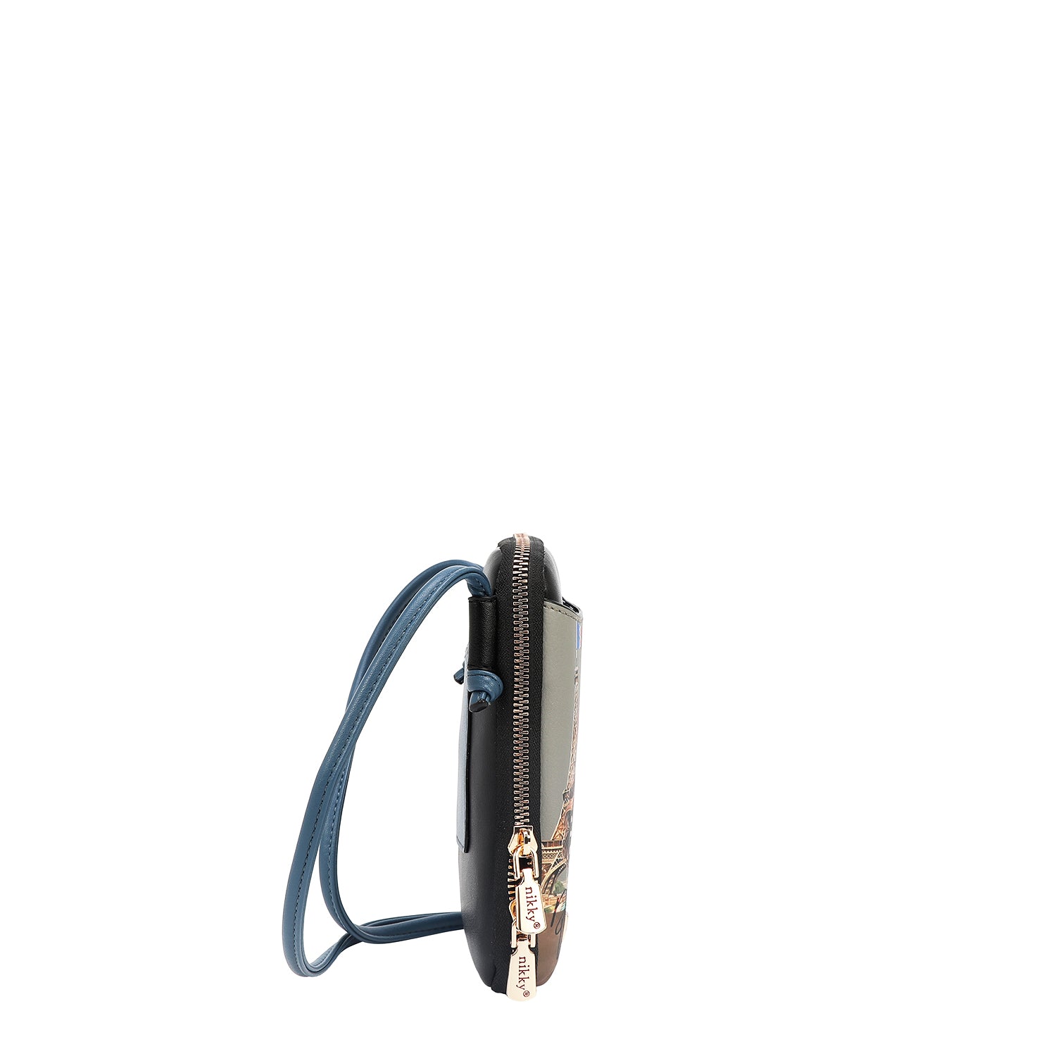 BOLSA TIRACOLAR COM ZÍPER PARA CELULAR/CARTEIRA (<tc>EIFFEL DREAMS</tc>)